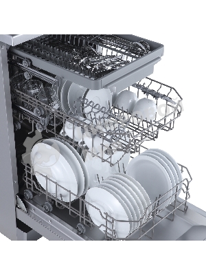 Посудомоечная машина Бирюса DWF-410/5 M, серый, 44.8 см, 10 компл., 49 дБ, класс A++