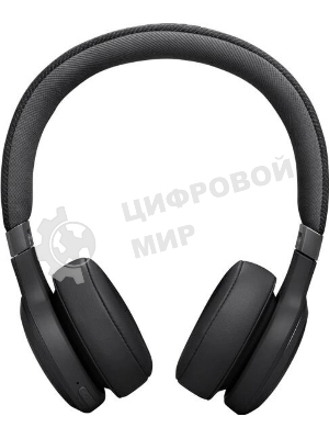 Беспроводные/проводные наушники JBL Live 670NC черный, накладные, Bluetooth + проводной, адаптивное шумоподавление, быстрая зарядка
