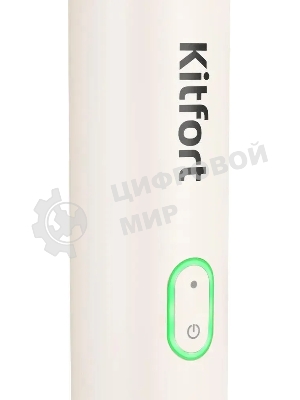 Пылесос ручной Kitfort КТ-5199 белый/серый, 90 Вт, уборка сухая, пылесборник контейнер 0.1 л