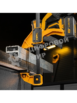 Струбцина Denzel F-образная, быстрозажимная, 600 х 80 мм, усиленный нейлоновый корпус