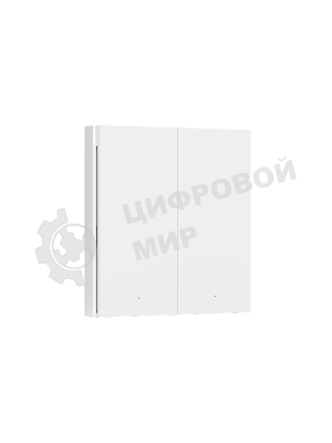 Выключатель двухклавишный Aqara Wireless Remote Switch H1 (WRS-R02)