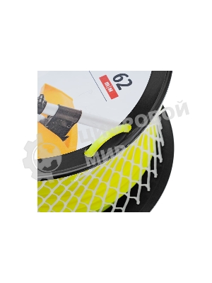 Леска для триммера Denzel квадрат, 4,0мм х 62м, на DIN катушке FLEX CORD