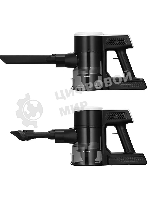 Пылесос вертикальный Kitfort КТ-5393 черный/серебристый, питание от аккумулятора, 125 Вт, уборка сухая, пылесборник 1 л