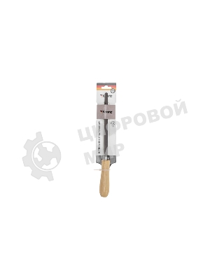 Напильник треугольный Kranz 150 мм, деревянная ручка