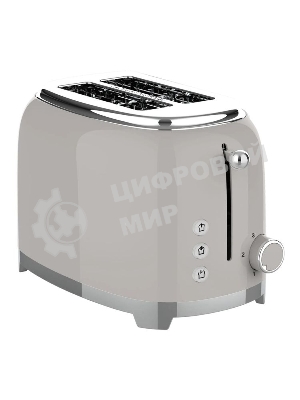 Тостер Tesler TT-260, серый, 815 Вт, 2 слота