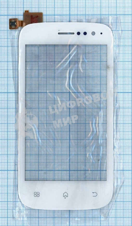 Сенсорное стекло (тачскрин) для Fly IQ442 Miracle, белое