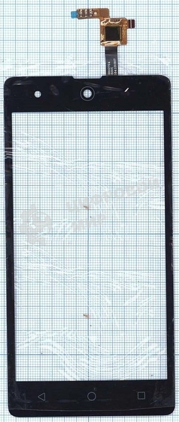 Сенсорное стекло (тачскрин) для Micromax Q349 Canvas Selfie 4, черное