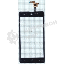 Сенсорное стекло (тачскрин) для Micromax Q349 Canvas Selfie 4, черное