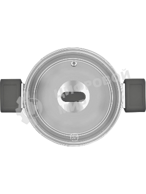 Кастрюля Rondell Quadro RDS-1596, 3.1 л, 20 см, с крышкой, сталь