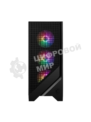 Компьютерный корпус MSI MAG FORGE 120A Mid-Tower, ATX, 2xUSB 3.2, Audio I/O, 6x120мм autoRGb Fan PWM RGb PWM Control Board, Tempered Glass Window