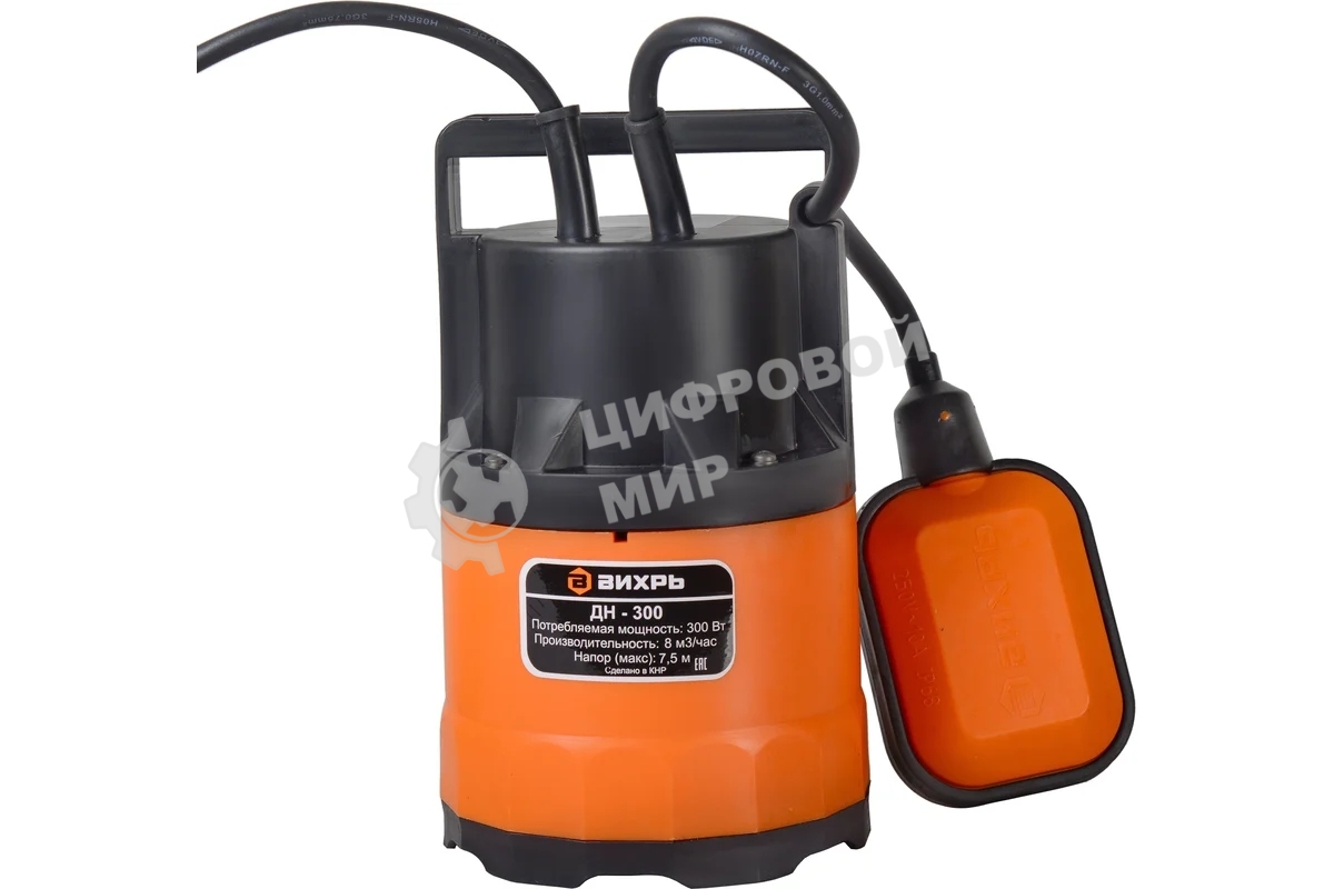 Дренажный насос Вихрь ДН-300