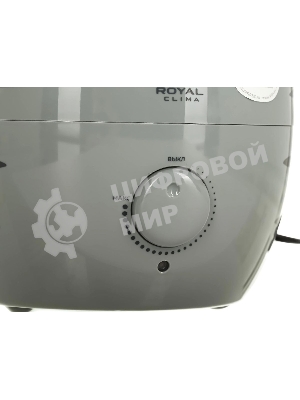 Увлажнитель воздуха Royal Clima RUH-MR200/1.5M-BL серый, 20 м², 1.5 л