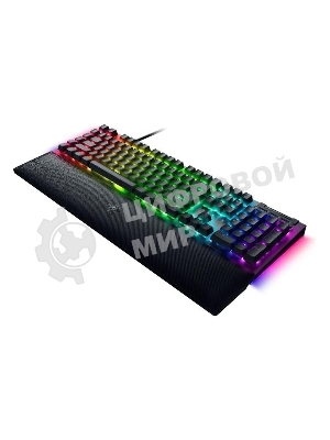 Клавиатура проводная игровая Razer BlackWidow V4 (Yellow Switch) - Russian Layout