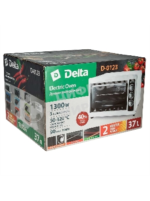 Мини-печь Delta D-0123 коречневый