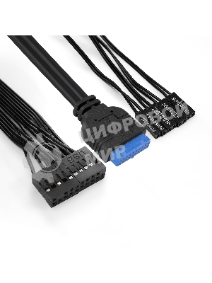 Компьютерный корпус Minitower ExeGate BA-204U-UNS450 (mATX, БП UNS450 с вент. 12см, 2хUSB+2хUSB 3.0, аудио, черный)