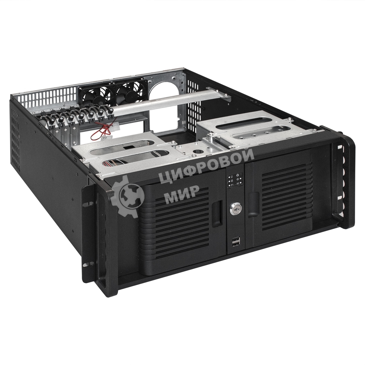 Компьютерный корпус ExeGate EX244617RUS Серверный корпус ExeGate Pro 4U4132 RM 19