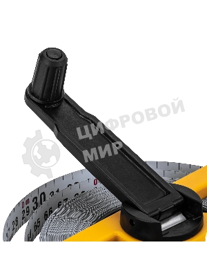 Рулетка геодезическая Denzel 30 м х 13 мм, открытый корпус, металлическая лента