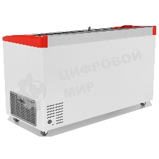 Морозильный ларь FROSTOR GELLAR FG 500 E, белый/красный, 450л, 5 корзин