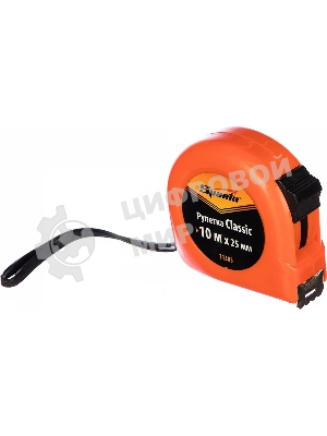 Рулетка Sparta Classic, 10 м х 25 мм, пластиковый корпус