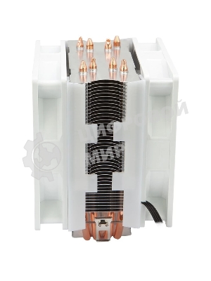 Кулер для процессора Alseye S120D-W белый, 120 мм, алюминий/медь, 1700 об/мин, 38.8 дБ, 4 pin, 135 Вт, 153 мм