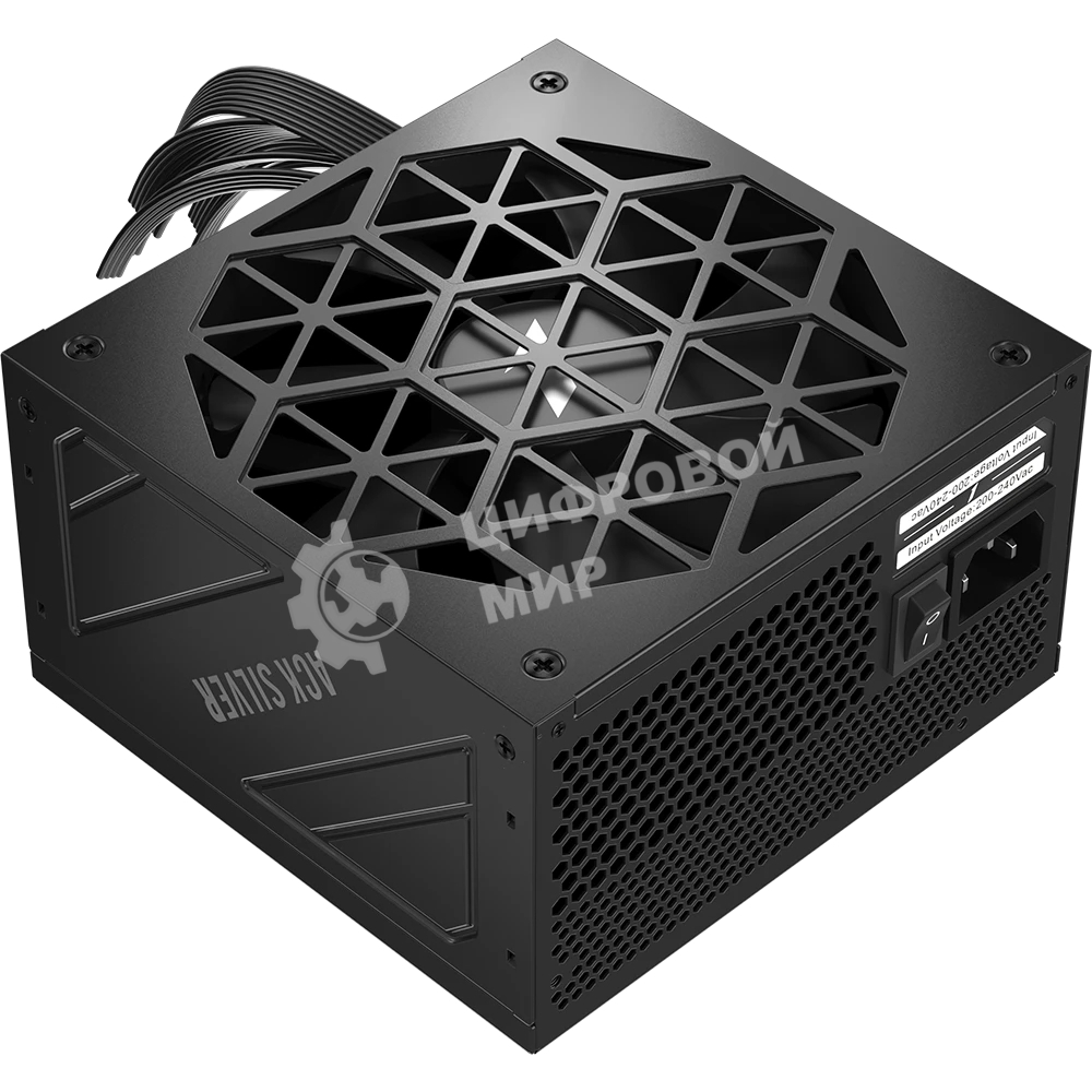 Блок питания 1STPLAYER ACK SILVER HA-750BA7-BK, 80 PLUS Silver, 140мм, черный