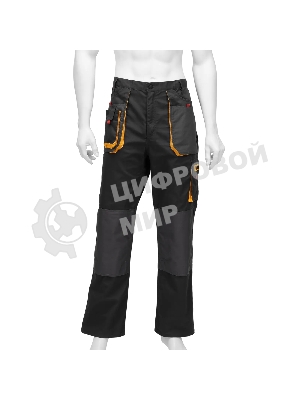 Брюки профессиональные рабочие Denzel 65% полиэстер 35% хлопок, L