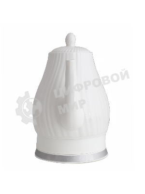 Чайник электрический Centek CT-0064 2.0л, 2150W, супербелая керамика, рельефный корпус