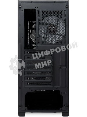 Компьютерный корпус HSPD M520, Mesh Mid Tower, черный, slide TG, 0.45 SPCC, 4x120мм ARGb ATX, mATX, mITX 160/330/184мм 2x2.5