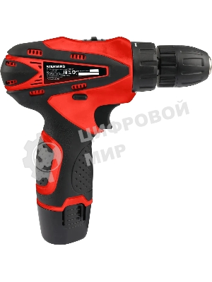 Дрель-шуруповерт аккумуляторная Starwind CDT12-2.0/2S1 18Вт аккум. патрон:быстрозажимной (кейс в комплекте)