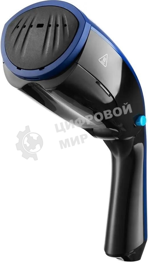 Отпариватель Kitfort КТ-987 черный/синий, 1200 Вт, 12 г/мин, 0.1 л