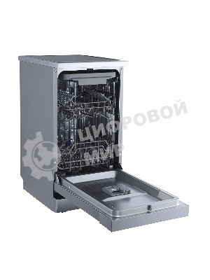 Посудомоечная машина Бирюса DWF-410/5 M, серый, 44.8 см, 10 компл., 49 дБ, класс A++