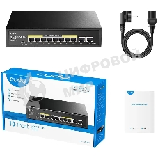 Коммутатор Cudy GS1010PE, 10×1 Гбит/с