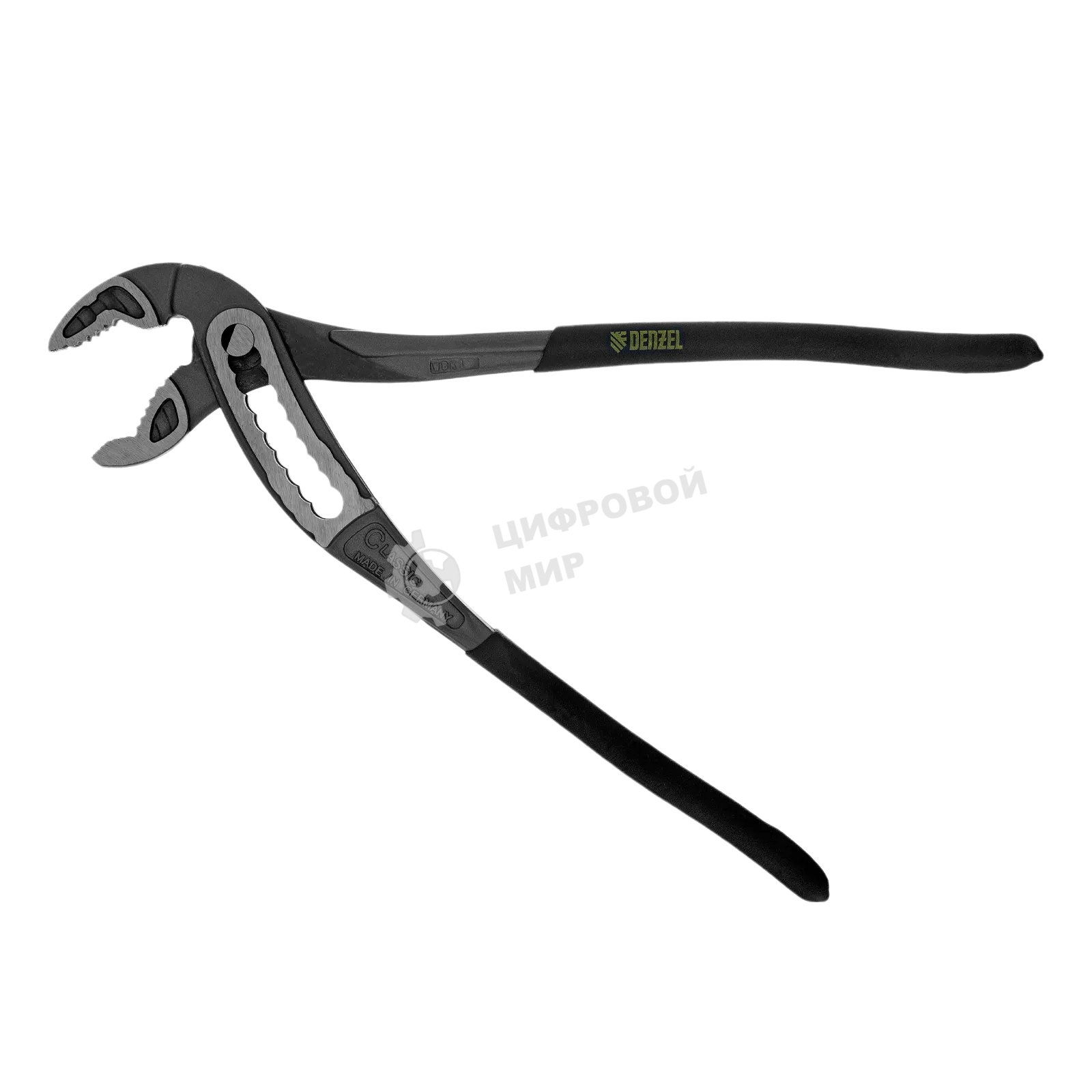 Клещи переставные Denzel обливные рукоятки, 300 мм