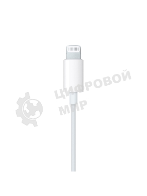 Проводные наушники Apple EarPods A1748 белый, вкладыши, Lightning, микрофон, регулировка громкости