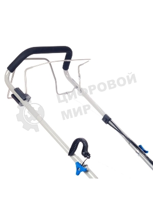 Бензиновая газонокосилка HYUNDAI L 4310S двигатель HYUNDAI ICV150,4-х такт, 3,5 л.с./149 см3, 43 см, 225-75 мм, 32 кг