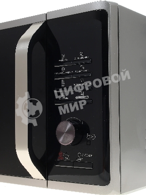 Микроволновая печь Samsung MG23K3575AS серебристый/черный, 23 л, 800 Вт, переключатели - кнопки, поворотный механизм