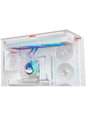 Система жидкостного охлаждения Lian-Li HydroShift II LCD-C 360CL ARGB Soc-AM5/AM4/1700/1851 белый 4-pin 31dB Al+Cu LCD Ret (G89.GHS2LCD36RW.R0)