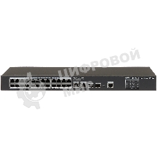 Коммутатор Dahua DH-SG4028, 26×1 Гбит/с + 2×1 Гбит/с SFP, управляемый