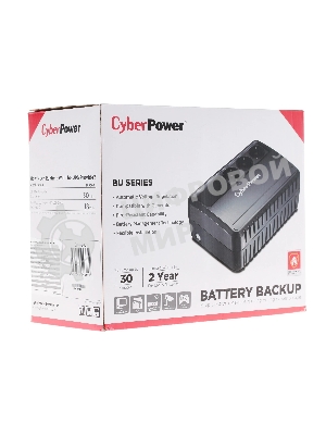 Источник бесперебойного питания CyberPower BU600E/600 ВА/360 Вт/3 х CEE 7 (евророзетка)