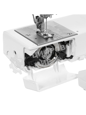 Швейная машина Janome HD1023 белый/розовый, электромеханическая, вертикальный качающийся, 25 операций, автоматическая петля