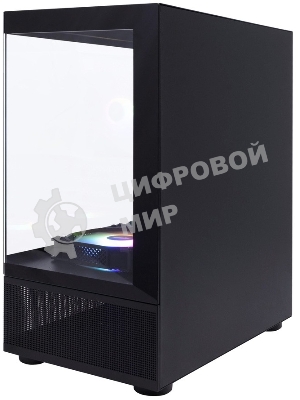 Компьютерный корпус 1STPLAYER MIKU Mi2-A черный mATX 3x120мм LED fans Mi2-A-BK-2F1R-1F1