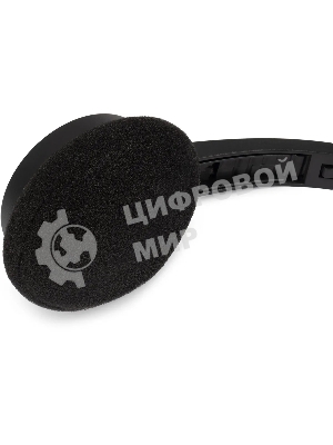 Гарнитура Oklick HS-M600 чёрный, проводная, 3.5 мм