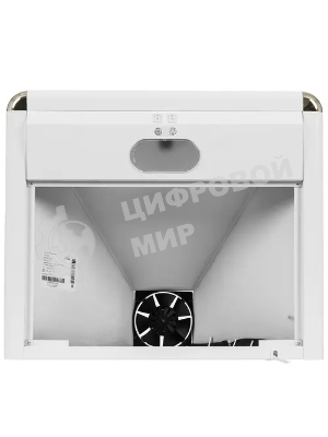 Вытяжка каминная Elikor Сатурн 60П-180-В1Л белый/золотистый, 60 см, 180 куб. м/ч, 48 дБ