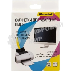 Салфетки Silwerhof для удаления пыли коробка 20 шт сухих