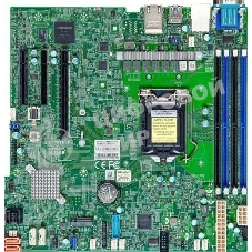 Материнская плата SuperMicro MBD-X12STH-F-B, LGA1200, Intel C256, 4xDDR4, 1xPCIe 4.0 x16, 2xPCIe 4.0 x4, 8xSATA, 1xM.2, 2xDOM, 2xLAN, 1xRJ45, 1xVGA, 3xUSB 3.2 Gen1 (внутренние), 4xUSB 2.0 (внутренние), mATX