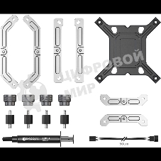 Система жидкостного охлаждения ID-Cooling DX240 Max белый 120мм алюминий+медь 2150rpm 32.5db 4-pin 300W