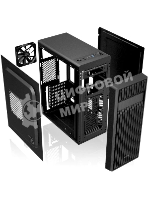 Компьютерный корпус Zalman ZM-T6 черный без БП ATX 1xUSB 2.0 1xUSB 3.0 audio bott PSU