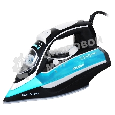 Утюг Hyundai H-SI01336 2800 Вт черный/голубой