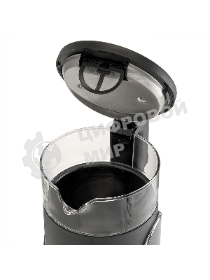 Чайник Delta Lux DE-1025 черный 2,2кВт, 1.7 л, LC