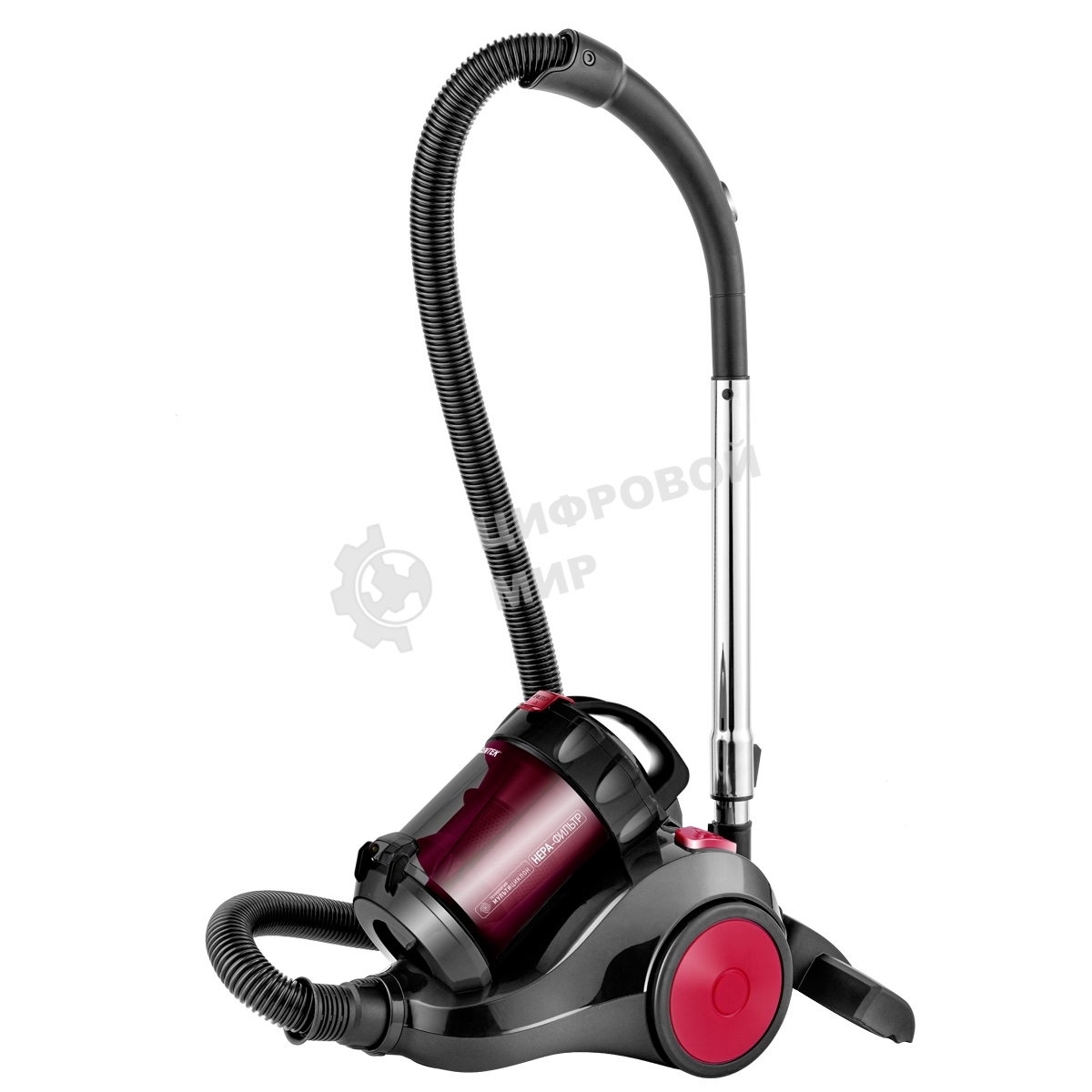 Пылесос Centek CT-2529 красный/черный, 350/2000 Вт, уборка сухая, пылесборник контейнер 2 л